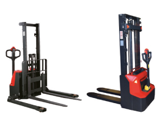 Medium duty semi-electric and electric stackers (warehouse equipment)