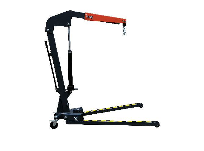 Foldable shop crane