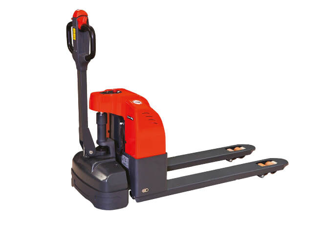 Compact electric pallet truck