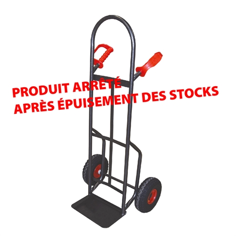 Steel sack truck with fixed plate 300 kg