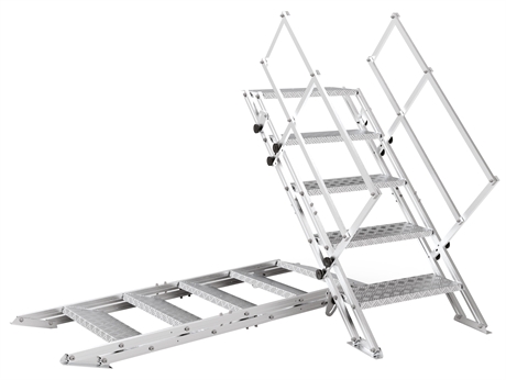 B-1-00331 - Adjustable ladder height: minimum 490 mm and maximum 1100 mm, width 740 mm