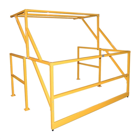 Mezzanine pivot safety gate