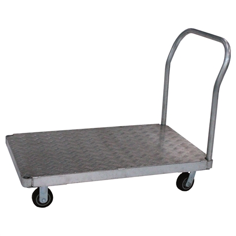 AF2448 - Aluminium heavy duty trolley 900 kg / 1220 x 610 mm platform