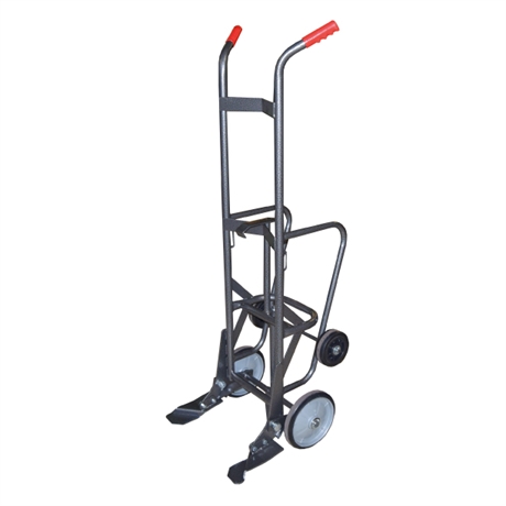 Steel drum trolley with tilting assistance 500 kg