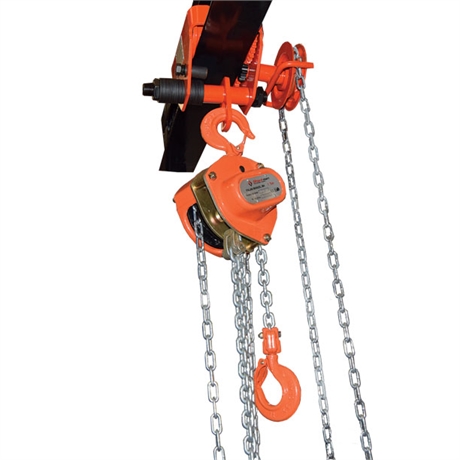 Manual hoist trolley 500 to 10000 kg