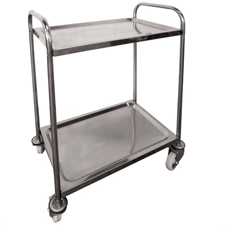 304 stainless steel shelf trolley 100 kg 2 or 3 shelves