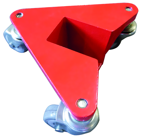 AR100B - Corner mover skates 400 kg Overall dimensions 50 x 65 mm