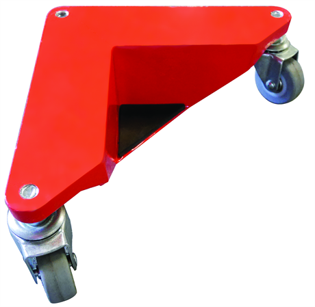 AR100A - Corner mover skates 400 kg Overall dimensions 65 x 65 x 90 mm