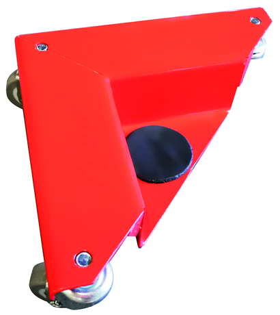 AR150 - Corner mover skates 600 kg Overall dimensions  132 x 132 x 180 mm