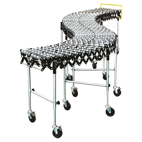 FWC-B2-60X4 - Steel skate wheel conveyor 70 kg per ML length 1068 / 3642 mm width 600 mm