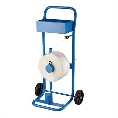 Corded polyester mobile strapping dispenser