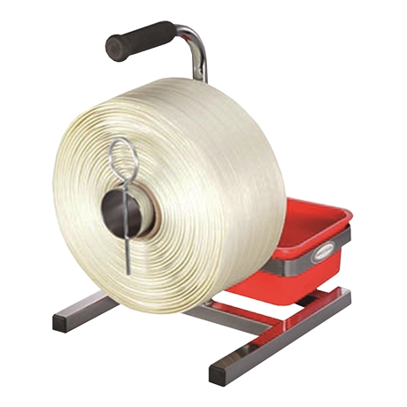 H91 - Strapping dispenser for corded polyester strapping, 78 mm diameter mandrel