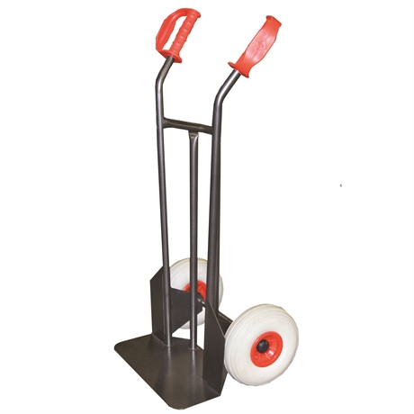 HT250/NLC-RINC - Steel sack truck with fixed plate 250 kg high quality puncture-proof wheels (RINC)