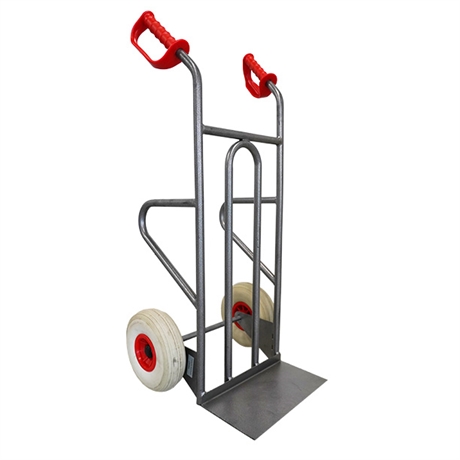 Steel truck with straight frame and open handle 250 kg