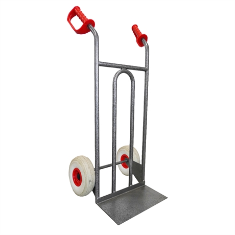 DDPO2-RINC - Steel truck with straight frame and open handle 250 kg puncture-proof wheels