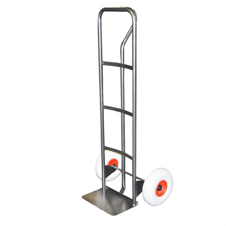 HT200/SH-RINC - P-Handle steel sack truck 200 kg high quality puncture-proof wheels (RINC)