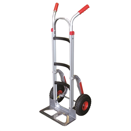 ST250S - Aluminium sack truck with curved cross braces 250 kg