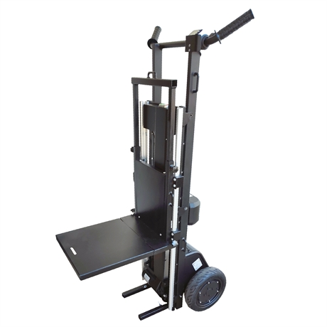 Electric powered hand truck with adjustable electric lifting platform 130 kg