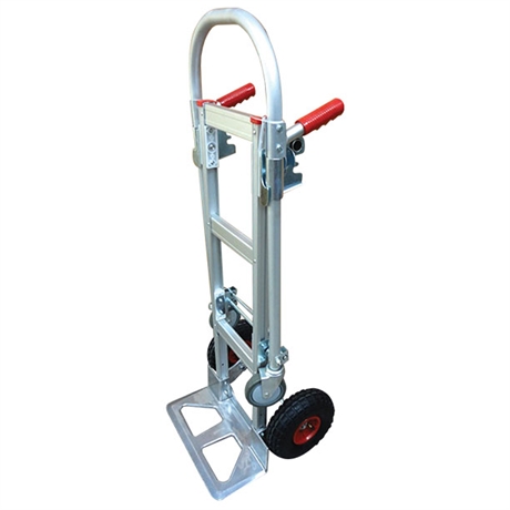 2 in 1 aluminium sack truck / trolley 250 / 350 kg