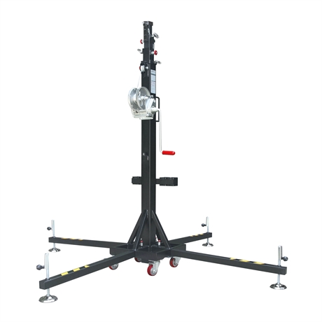 Manual telescopic lifting tower 85 to 280 kg