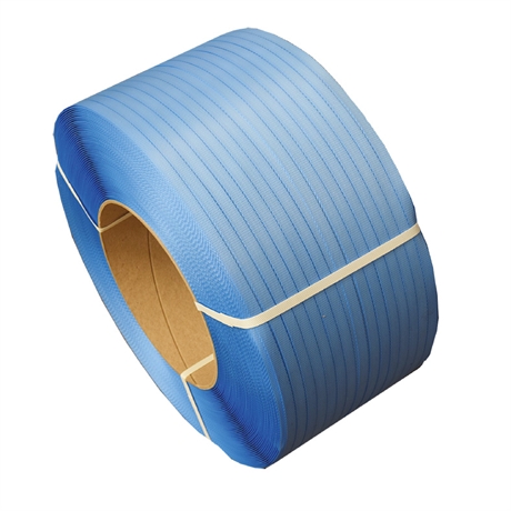 FPP2B - Polypropylene strapping 12x0,55 mm BLUE - 120 kg resistance