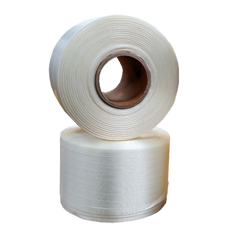 FAF13-1100 - Woven polyester strapping 13 mm, breaking strength 375 kg – roll length 1100 m