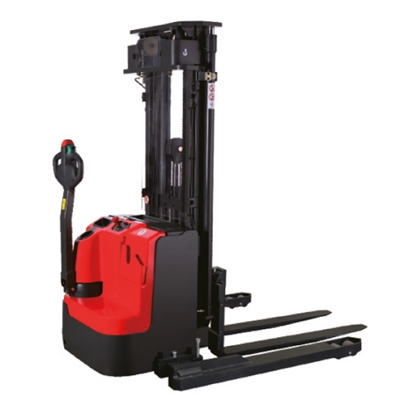 Electric walkie stacker with straddle legs 2000 kg