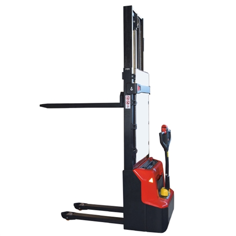 Electrical lithium stacker with 1200 kg load capacity