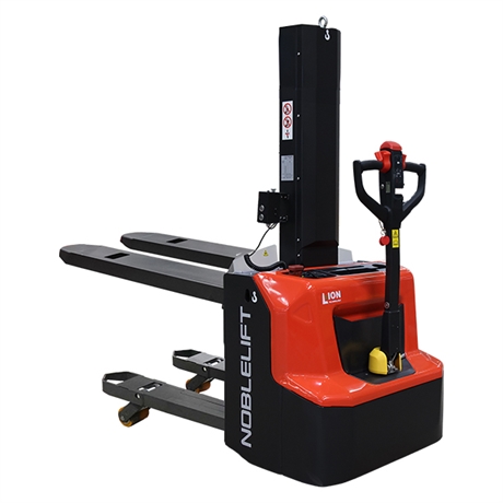 PSE12NM1195LINC - Lithium electric stacker, beam mast, initial lift, automatic levelling, lift 1195 mm, capacity 1200 kg