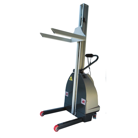 BINGO15/304 - 304 stainless steel high performance semi-electric stacker - lift height 1500 mm