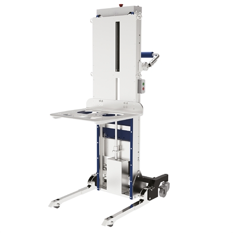 Semi-electric stacker with automatic leveling 260 kg