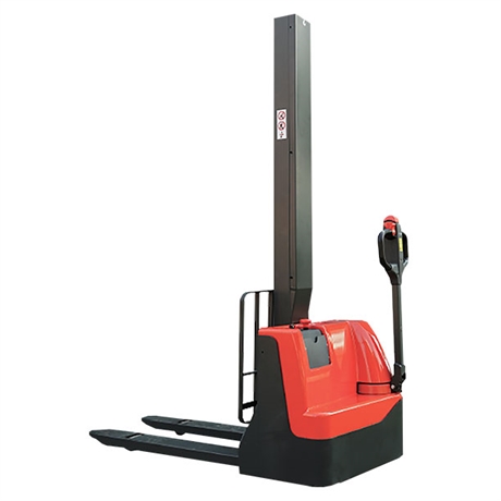 Single mast electric walkie stacker 1000 kg