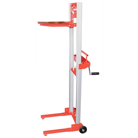 Portable manual mini stacker 80 kg