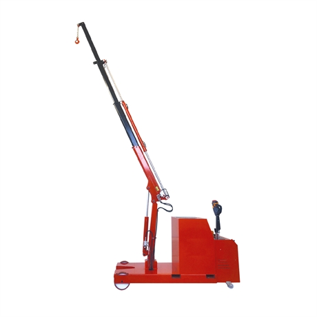 Motorized counterbalance shop crane 1000 kg up to 3 m extension