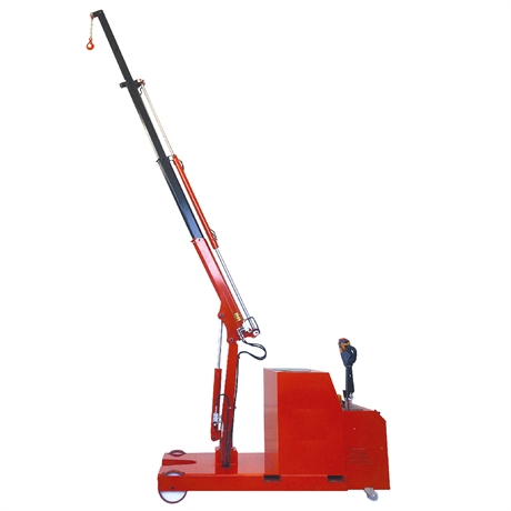 Motorized counterbalance shop crane 1000 kg up to 3 m extension