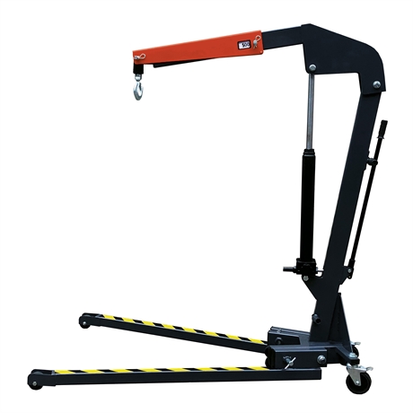 Foldable shop crane 500 to 2000 kg