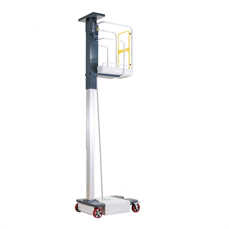 Motorized Mini Mast Lift with 4950 mm working height