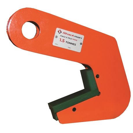 TPH15 - Steel or concrete pipes horizontal clamp 1500 kg