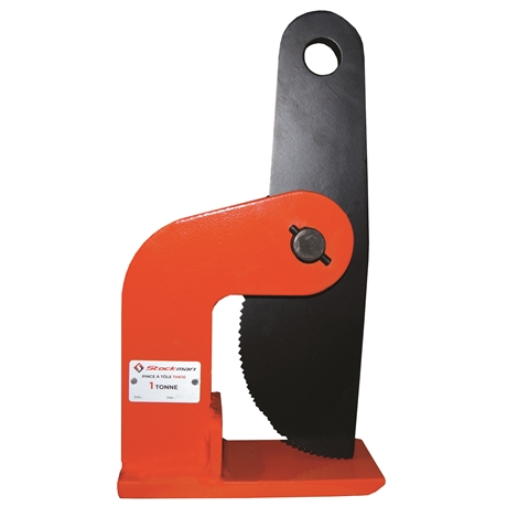 THK10 - High stability horizontal plate clamp 1000 kg - 100 mm max. opening