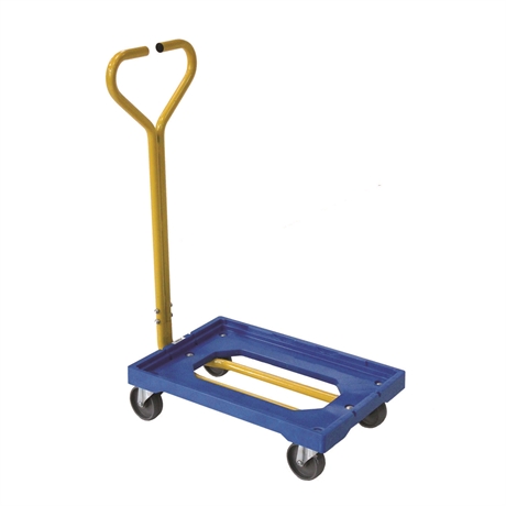 PD250C - Plastic dolly  (steel handle)