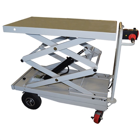 Powered platform with electric lift 400 kg