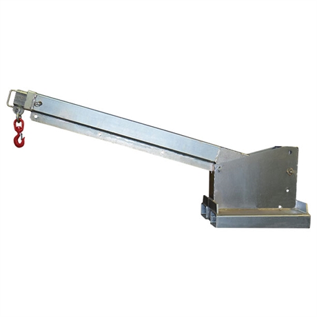 Adjustable extendable forklift jib 2500 kg