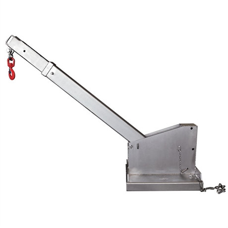 Adjustable extendable forklift jib 4500 kg