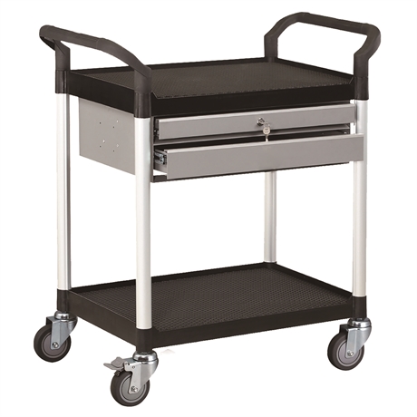 S3T - Shelf trolley with drawer 250 kg / 2 drawers