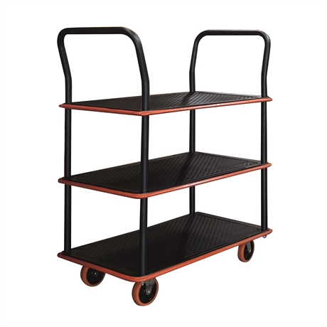 SED3 - Standard shelf trolley 120 kg / 3 shelves