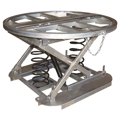 SLT2/1100 - Galvanized spring level loader lift table 2000 kg
