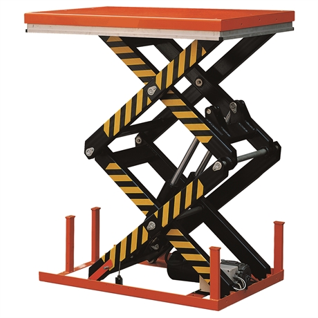 HD2000/380V - Electric double scissors lift table 2000 kg