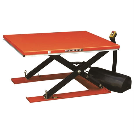 HY1001/220V - Low-profile electric lift table 1000 kg platform dimensions 1450 x 1140 mm 220 Volts