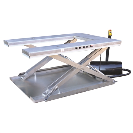 HUS600 - Stainless steel electric U-shaped lift table 600 kg