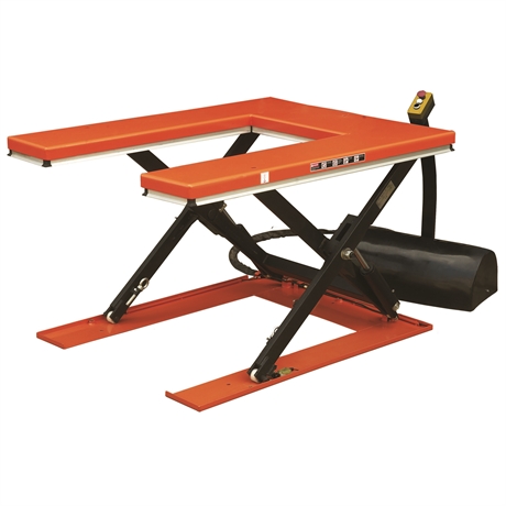 HU1500/380V - U-shaped electric lift table 1500 kg